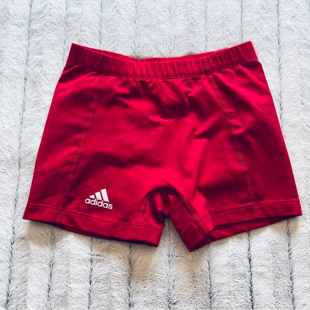 Red adidas spandex
